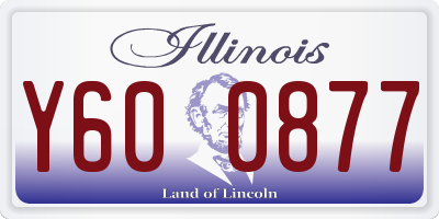 IL license plate Y600877