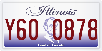 IL license plate Y600878