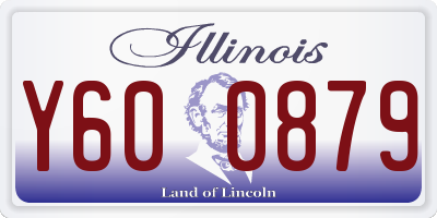 IL license plate Y600879