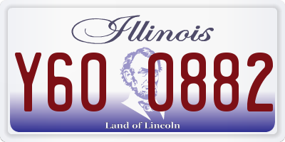 IL license plate Y600882
