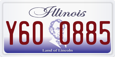 IL license plate Y600885