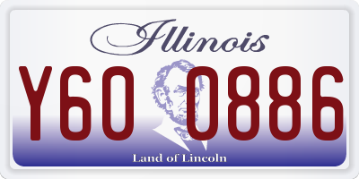IL license plate Y600886