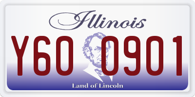 IL license plate Y600901