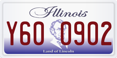 IL license plate Y600902
