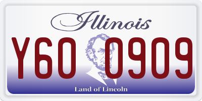 IL license plate Y600909