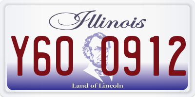 IL license plate Y600912