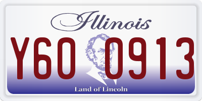 IL license plate Y600913