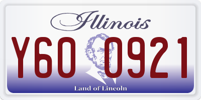 IL license plate Y600921