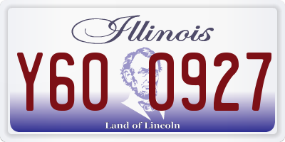 IL license plate Y600927