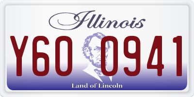 IL license plate Y600941
