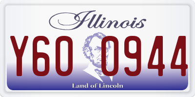 IL license plate Y600944