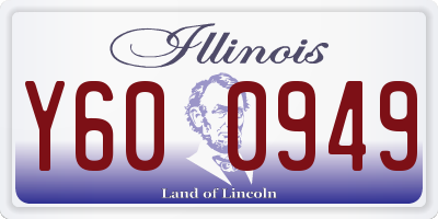 IL license plate Y600949