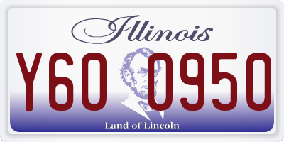 IL license plate Y600950