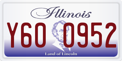 IL license plate Y600952