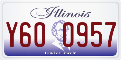 IL license plate Y600957
