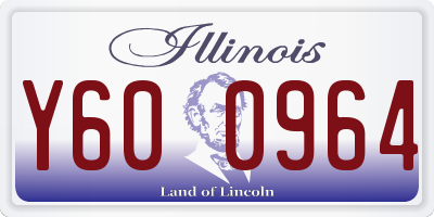 IL license plate Y600964