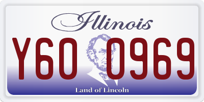 IL license plate Y600969