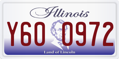 IL license plate Y600972