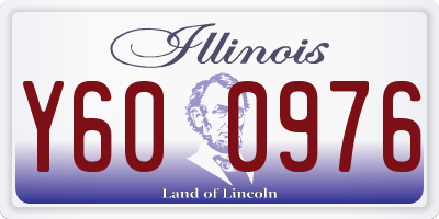 IL license plate Y600976