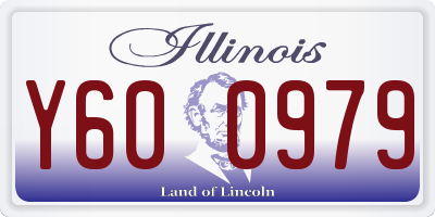 IL license plate Y600979