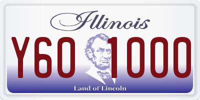IL license plate Y601000