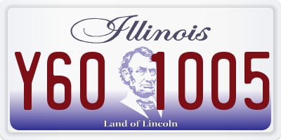 IL license plate Y601005