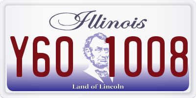 IL license plate Y601008