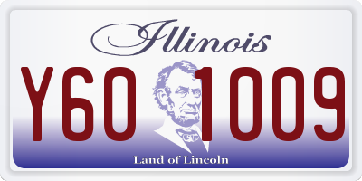 IL license plate Y601009