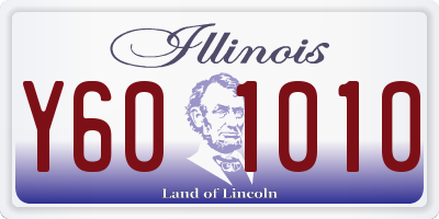 IL license plate Y601010