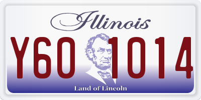 IL license plate Y601014