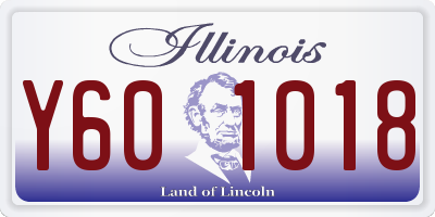 IL license plate Y601018