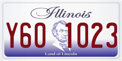 IL license plate Y601023