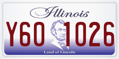 IL license plate Y601026