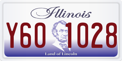 IL license plate Y601028