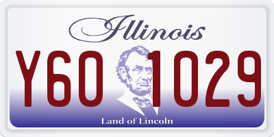 IL license plate Y601029