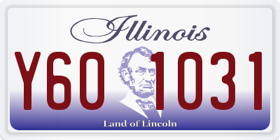 IL license plate Y601031