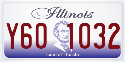 IL license plate Y601032