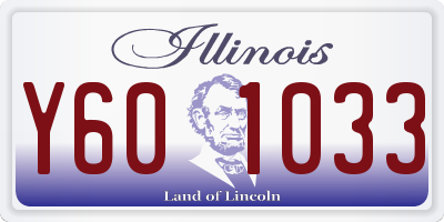 IL license plate Y601033
