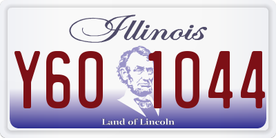 IL license plate Y601044