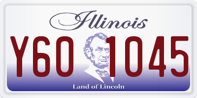 IL license plate Y601045