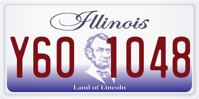 IL license plate Y601048