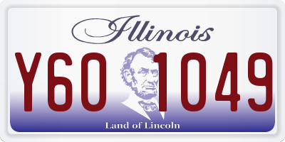 IL license plate Y601049