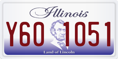 IL license plate Y601051