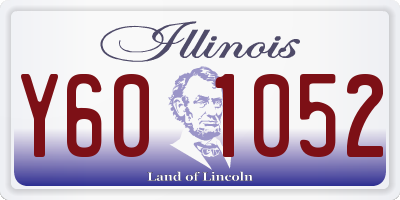 IL license plate Y601052