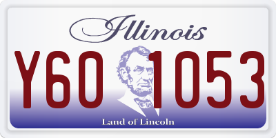 IL license plate Y601053