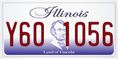 IL license plate Y601056