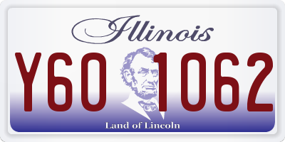 IL license plate Y601062