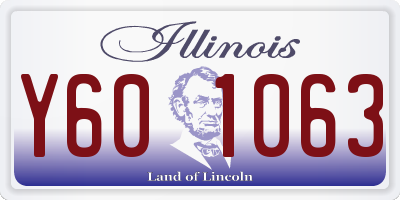 IL license plate Y601063