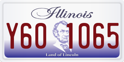 IL license plate Y601065