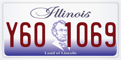 IL license plate Y601069